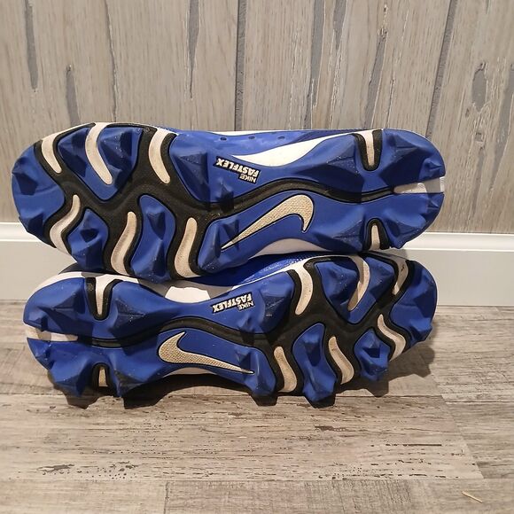 NIKE Alpha Hurricane 4 Keystone Hyper Royal Blue Baseball Cleats Men's Size 8 - Picture 6 of 9